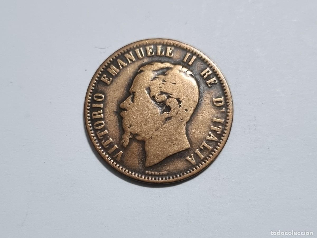Monedas antiguas de Europa: Lote L.19 Moneda Italia 10 Centesimi Centimos 1866-N Coleccionista Subasta