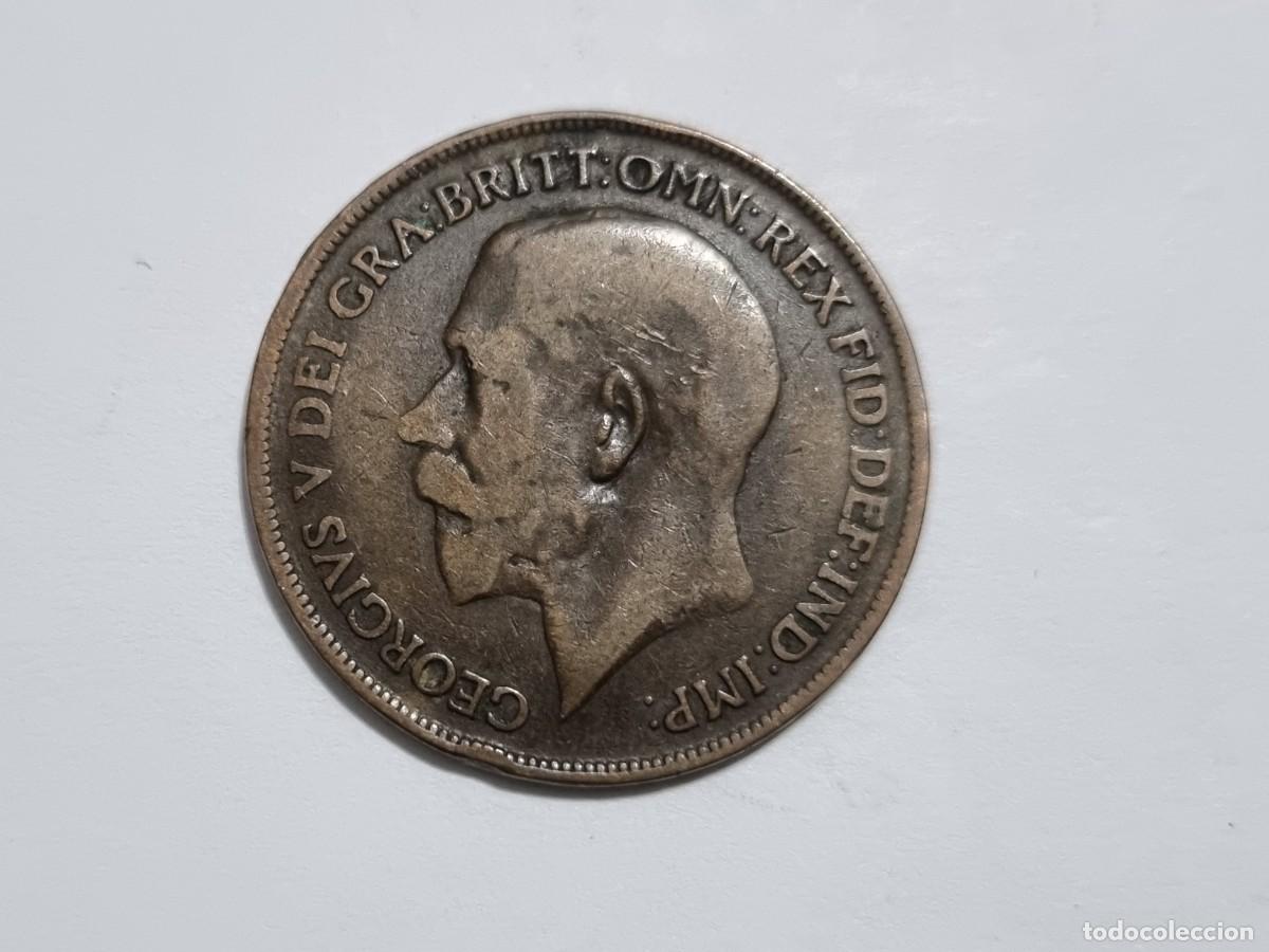 Monedas antiguas de Europa: Lote L.21 Moneda Gran Breta&ntilde;a UK Un 1 Penique 1916 Coleccionista Subasta