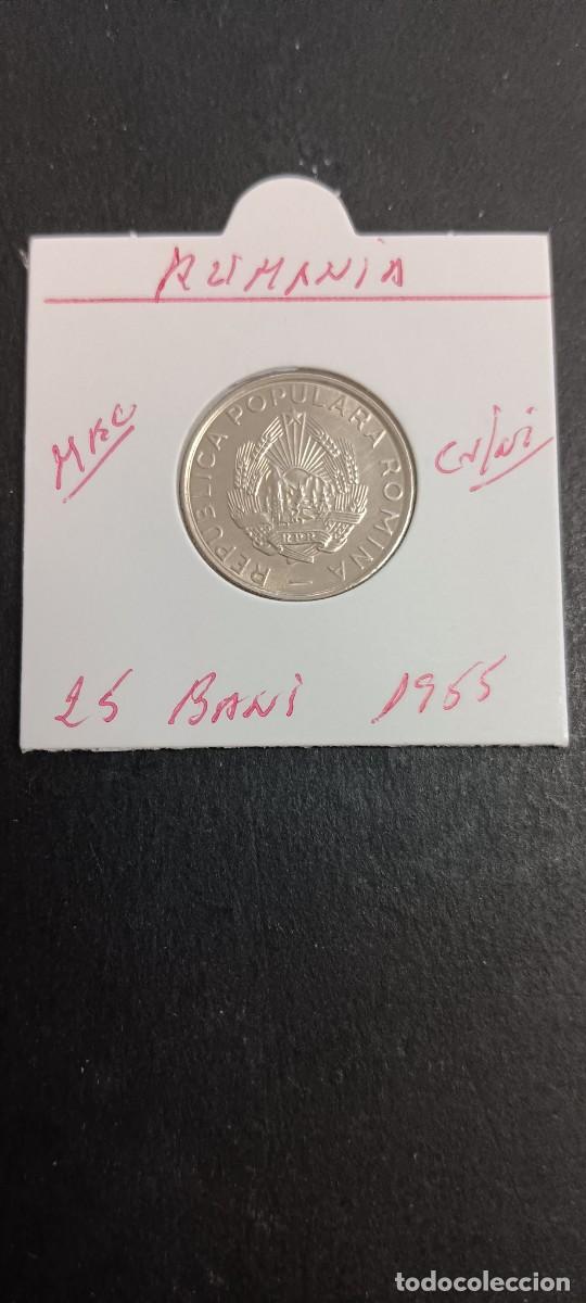Monedas antiguas de Europa: RUMANIA 25 BAN 1955 MBC KM=85.3 (CUPRONIQUEL)