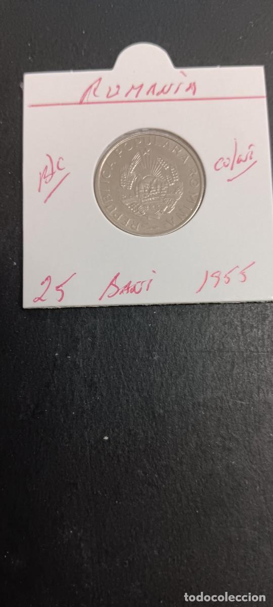 Monedas antiguas de Europa: RUMANIA 25 BAN 1955 BC KM=85.3 (CUPRONIQUEL)