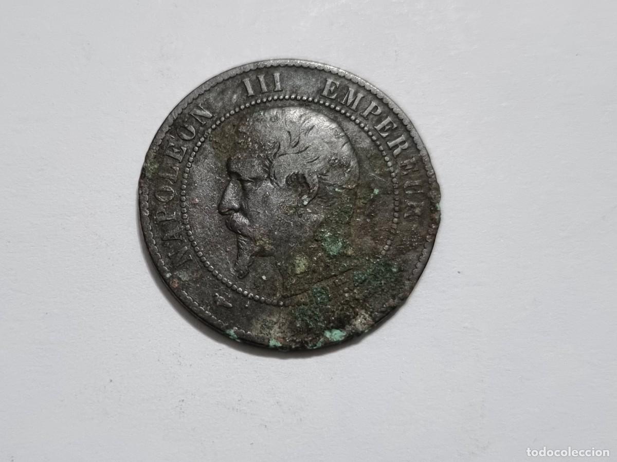 Old Coins of Europe: Lote L.28 Moneda Francia Napoleon III Diez 10 Centimos Coleccionista Subasta