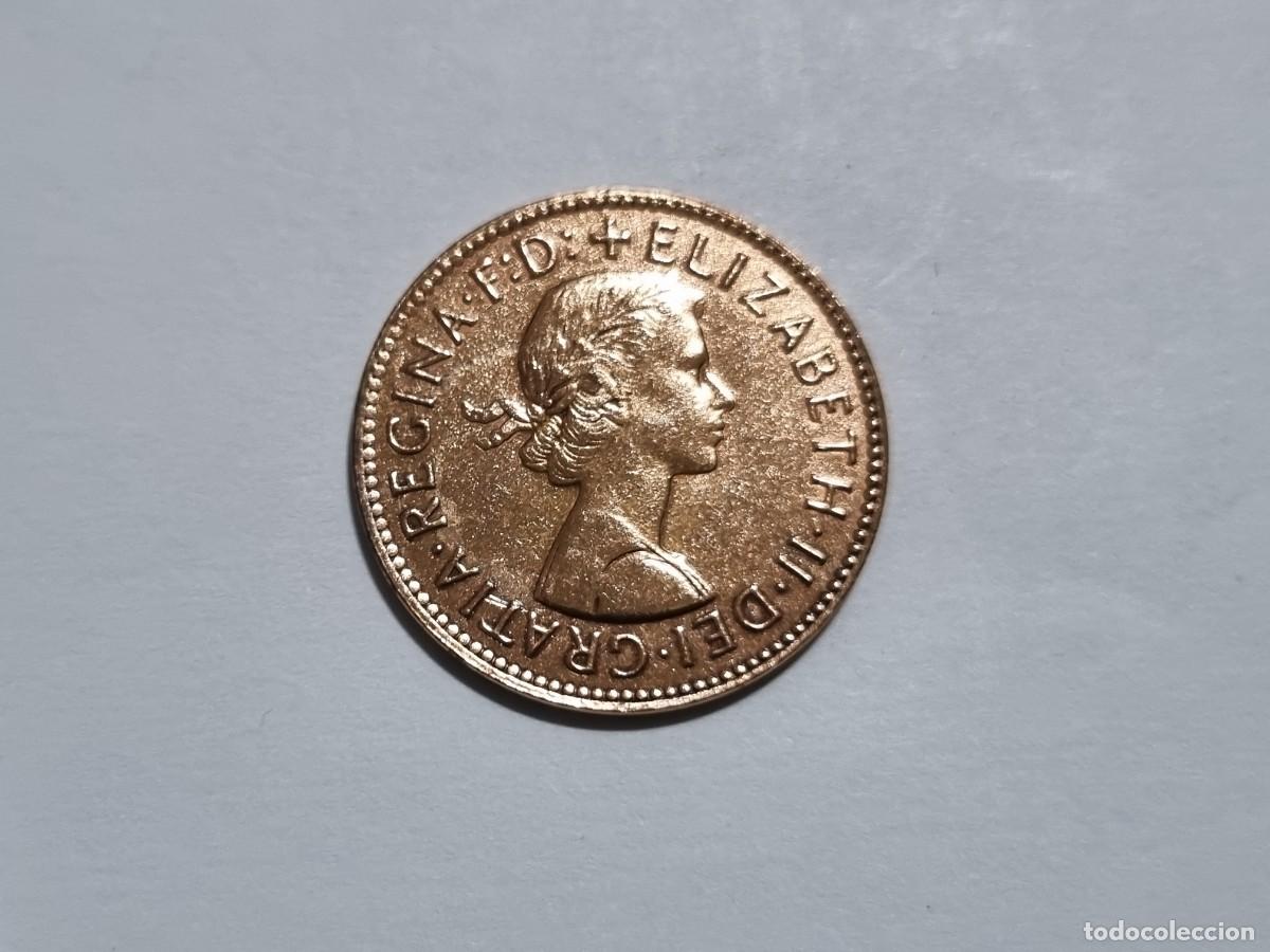 Monedas antiguas de Europa: Lote L.30 Moneda Gran Breta&ntilde;a UK Medio 1/2 Penique 1966 Coleccionista Subasta