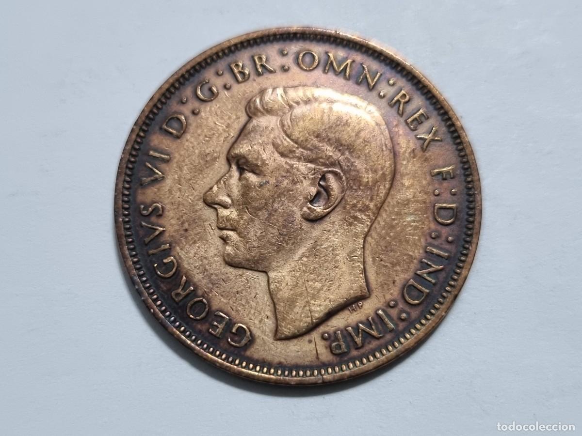 Monedas antiguas de Europa: Lote L.38 Moneda Gran Breta&ntilde;a UK Un 1 Penique 1948 Coleccionista Subasta