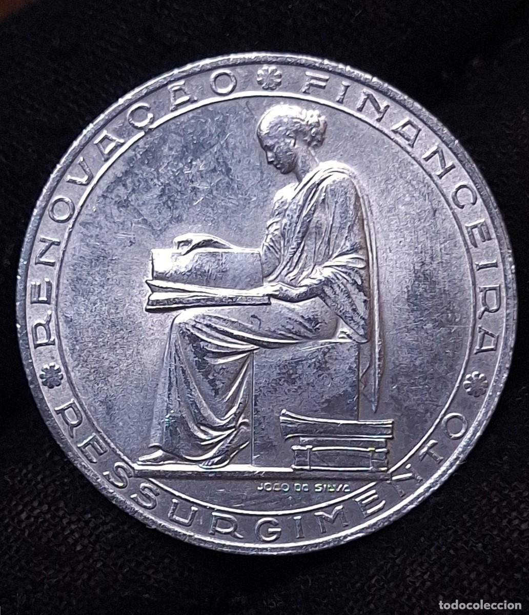 Monedas antiguas de Europa: Portugal- 20 Escudos 1953 PLATA