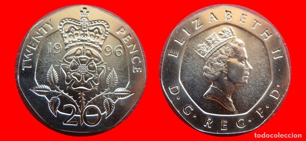 Monedas antiguas de Europa: 20 PENIQUES PENCE 1996 SIN CIRCULAR PROCEDENTE DE BISTER INGLATERRA REINO UNIDO-9478SC