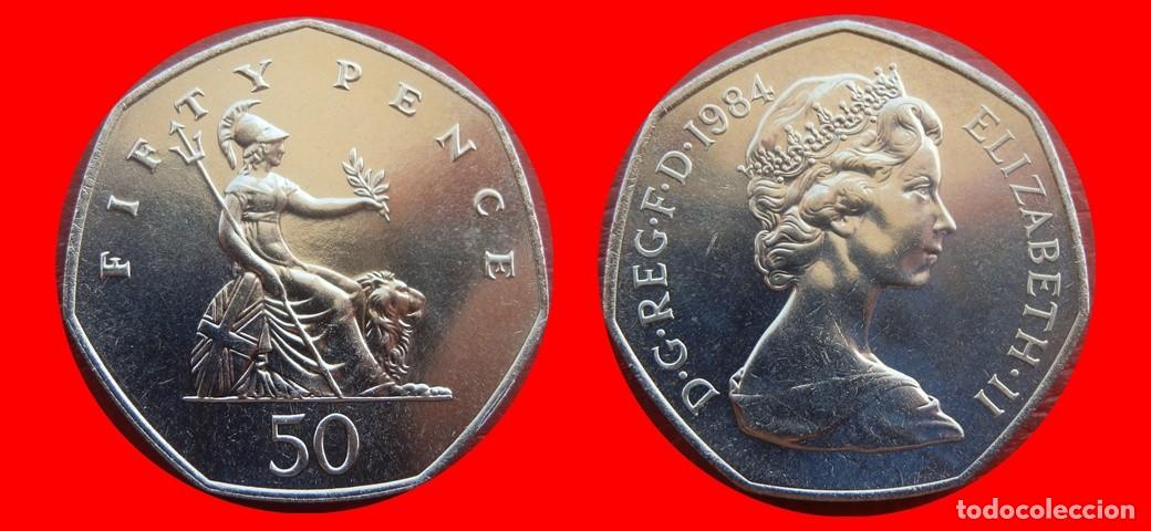 Monedas antiguas de Europa: 50 PENIQUES PENCE 1981 SIN CIRCULAR PROCEDENTE DE BISTER INGLATERRA REINO UNIDO-9479SC