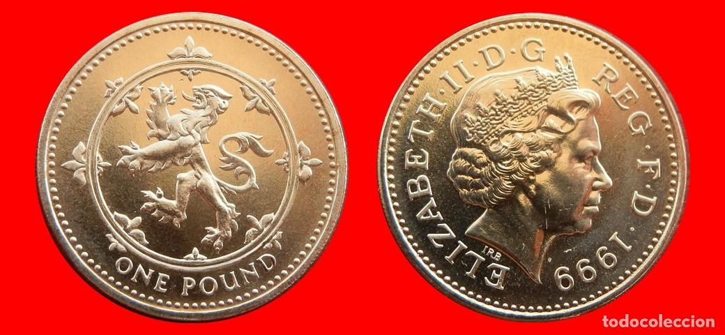 Monedas antiguas de Europa: 1 LIBRA POUND 1999 SIN CIRCULAR PROCEDENTE DE BISTER INGLATERRA REINO UNIDO-9491SC