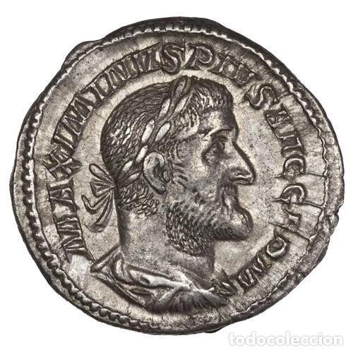 Monedas antiguas de Europa: Monnaie romaine MAXIMIN Ier THRACE Denier 237-238 VICTORIA GERM argent