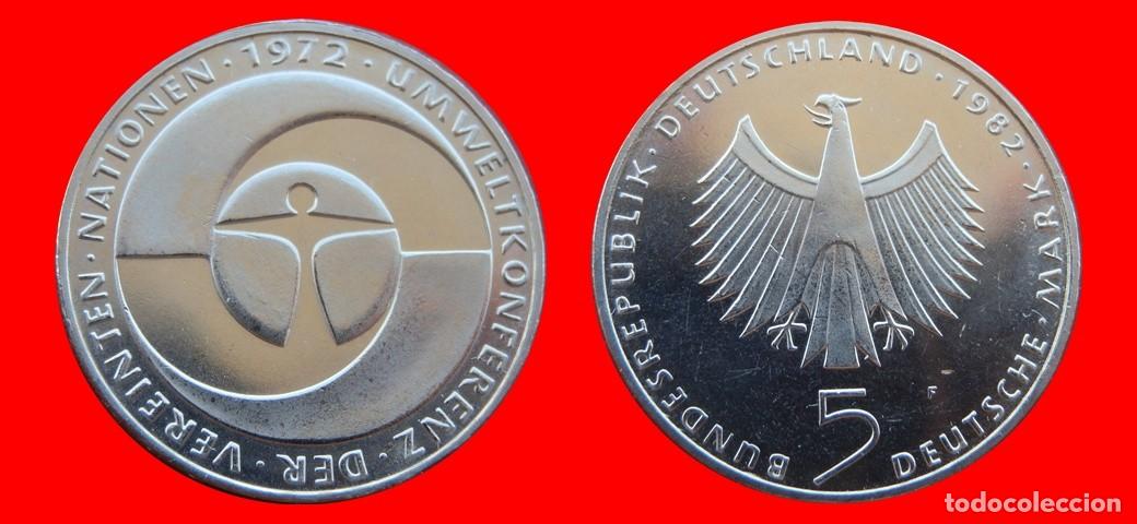 Monedas antiguas de Europa: 5 MARCOS 1982-F SIN CIRCULAR BRD ALEMANIA-9447SC