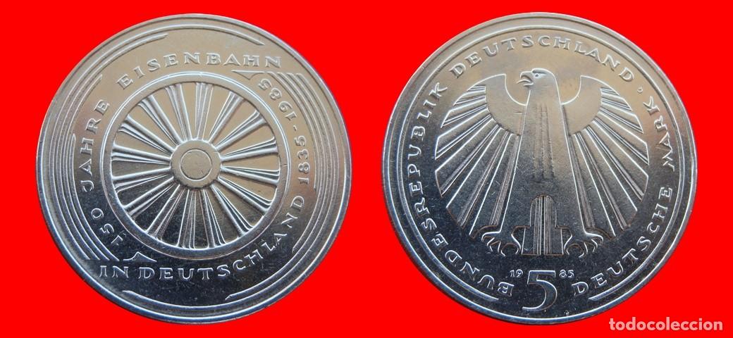 Monedas antiguas de Europa: 5 MARCOS 1985-G SIN CIRCULAR BRD ALEMANIA-9452SC