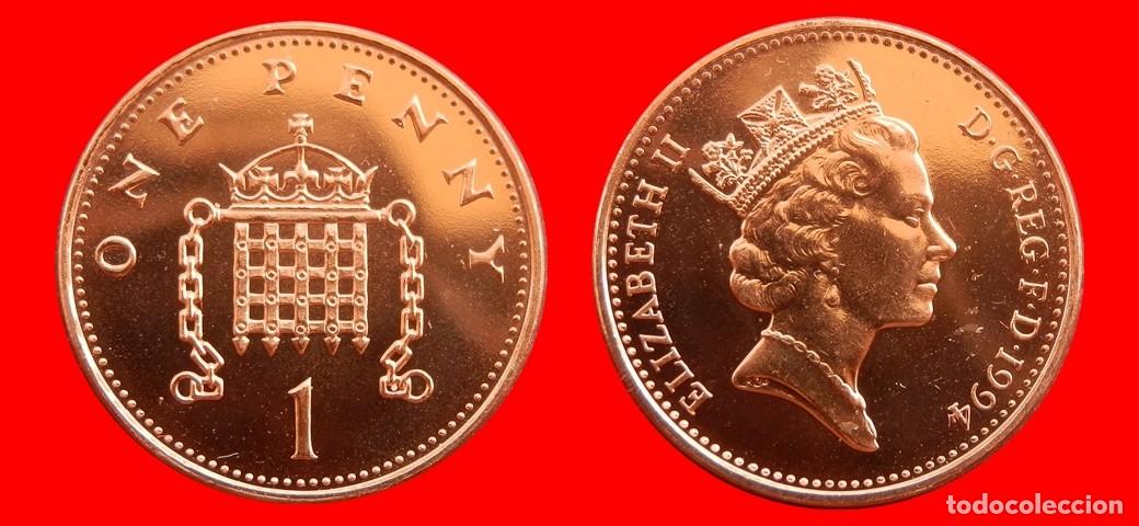 Monedas antiguas de Europa: 1 PENIQUE PENNY 1994 SIN CIRCULAR PROCEDENTE DE BLISTER INGLATERRA REINO UNIDO-9504SC
