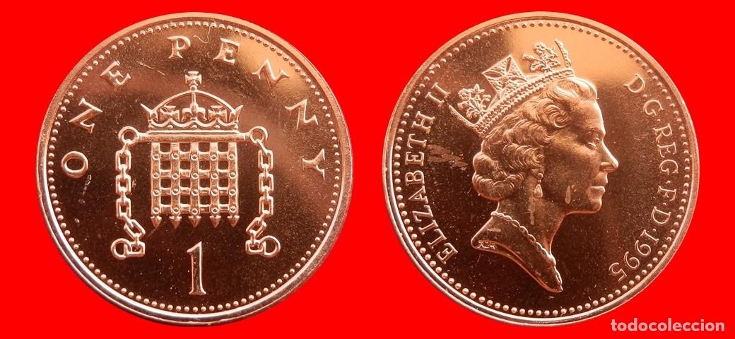 Monedas antiguas de Europa: 1 PENIQUE PENNY 1995 SIN CIRCULAR PROCEDENTE DE BLISTER INGLATERRA REINO UNIDO-9505SC