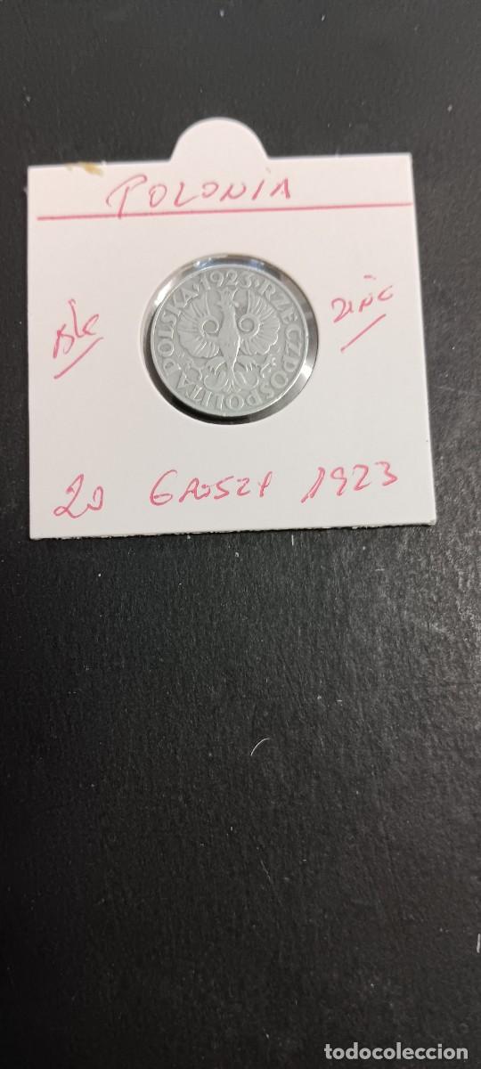 Monedas antiguas de Europa: POLONIA 20 GROSZY 1923 BC KM=37 (ZINC)
