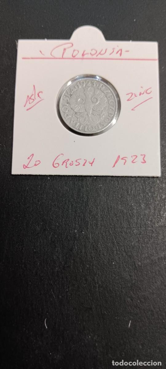 Monedas antiguas de Europa: POLONIA 20 GROSZY 1923 BC KM=12 (NIQUEL)