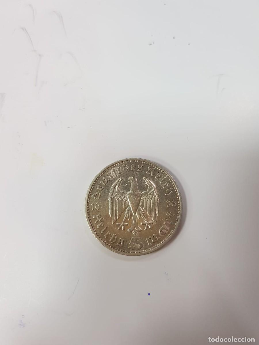 Monedas antiguas de Europa: ALEMANIA-5 MARCOS-1936