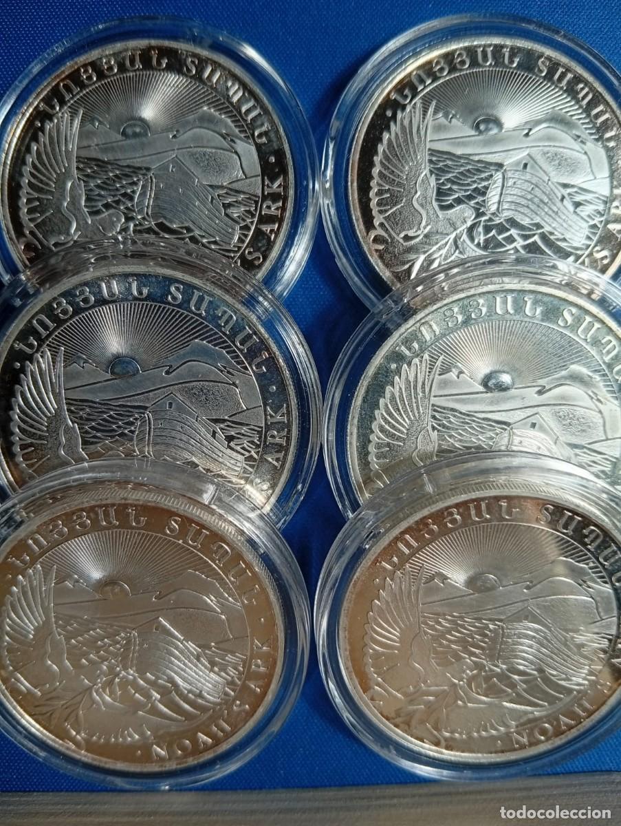 Monedas antiguas de Europa: 6 onzas de plata 999, Arca de No&eacute; ( Armenia ) a&ntilde;o 2012