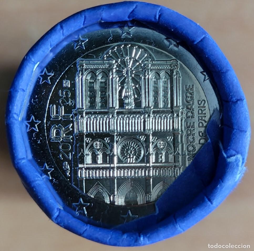 Monedas antiguas de Europa: Moneda 2 Euros Conmemorativa Francia 2025 - Catedral de Notre Dame