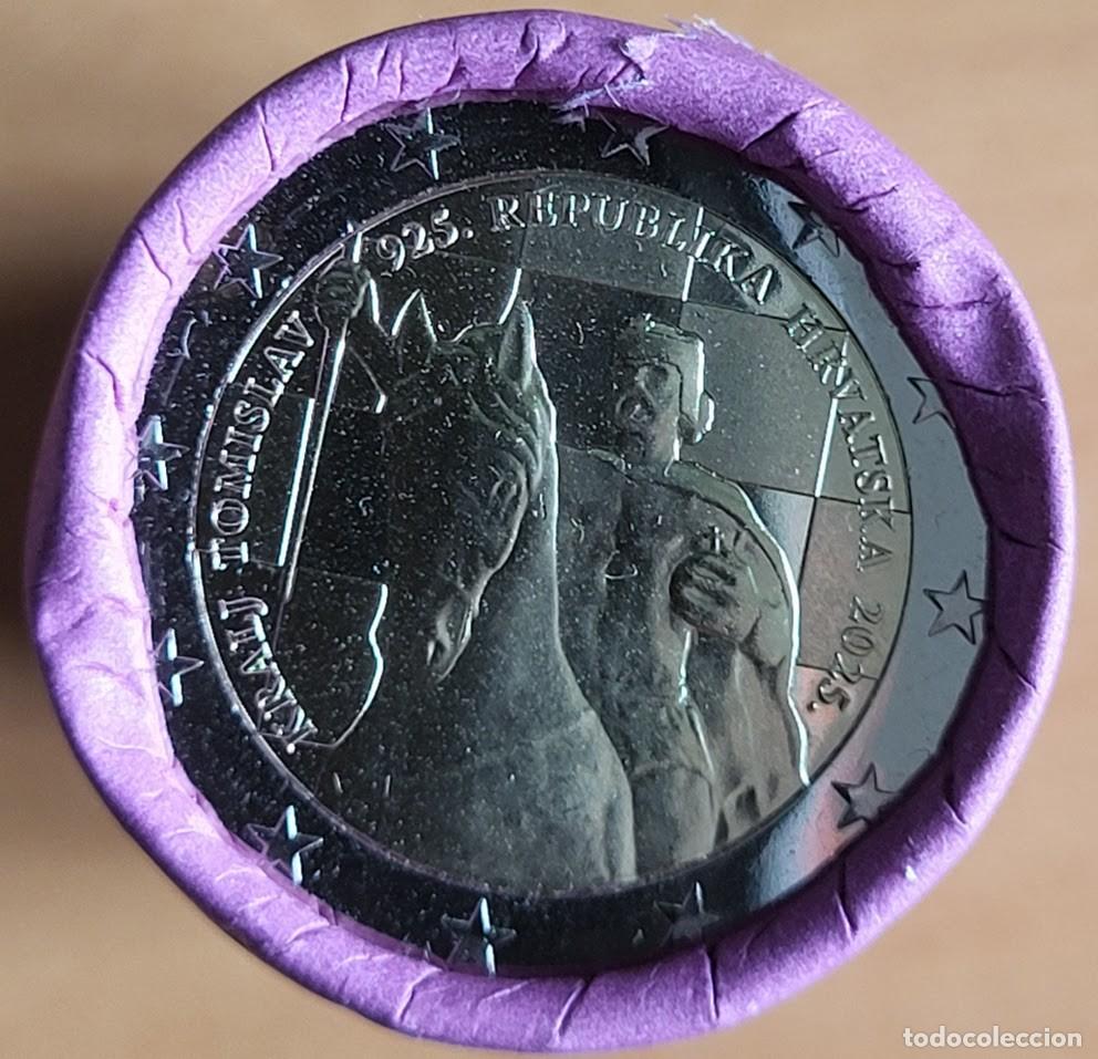 Monedas antiguas de Europa: Moneda 2 Euros Conmemorativa Croacia 2025 - 1100 A&ntilde;os Reino Croacia y Coronaci&oacute;n Rey Tomislav