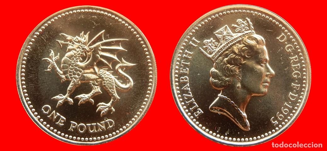 Monedas antiguas de Europa: 1 LIBRA POUND 1995 SIN CIRCULAR PROCEDENTE DE BL1