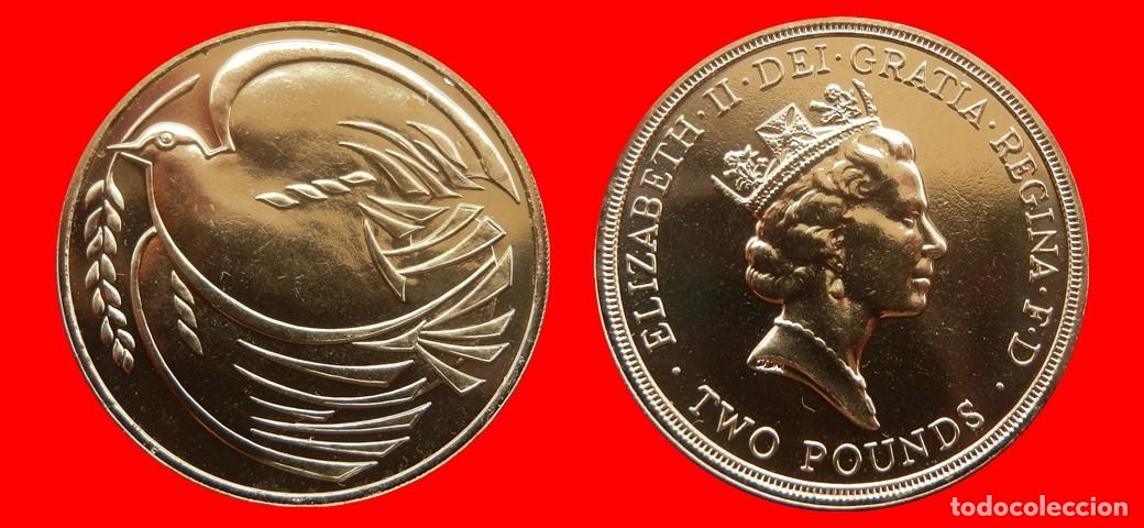 Monedas antiguas de Europa: 2 LIBRAS POUNDS 1995 SIN CIRCULAR PROCEDENTE DE BLISTER INGLATERRA REINO UNIDO-9570SC