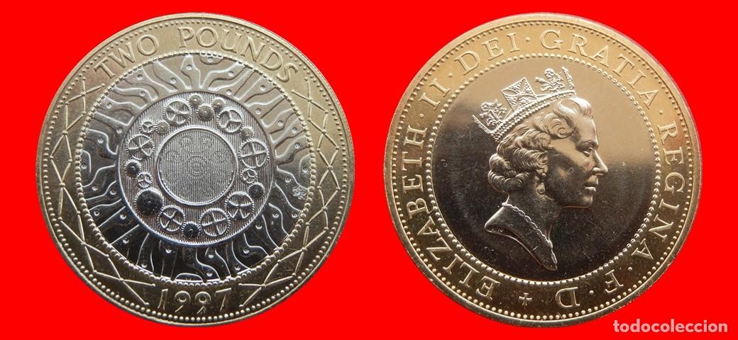 Monedas antiguas de Europa: 2 LIBRAS POUNDS 1997 SIN CIRCULAR PROCEDENTE DE BLISTER INGLATERRA REINO UNIDO-9571SC