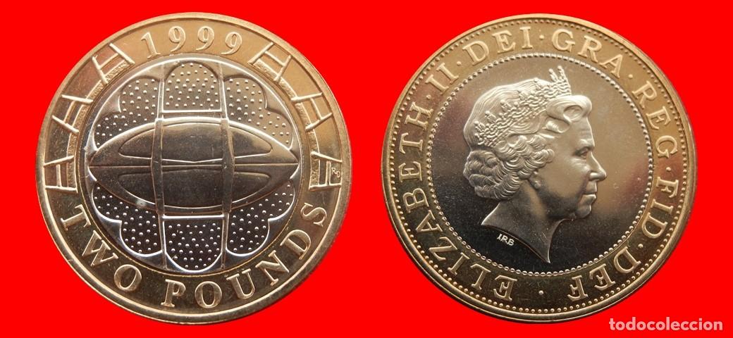 Monedas antiguas de Europa: 2 LIBRAS POUNDS 1999 SIN CIRCULAR PROCEDENTE DE BLISTER INGLATERRA REINO UNIDO-9573SC