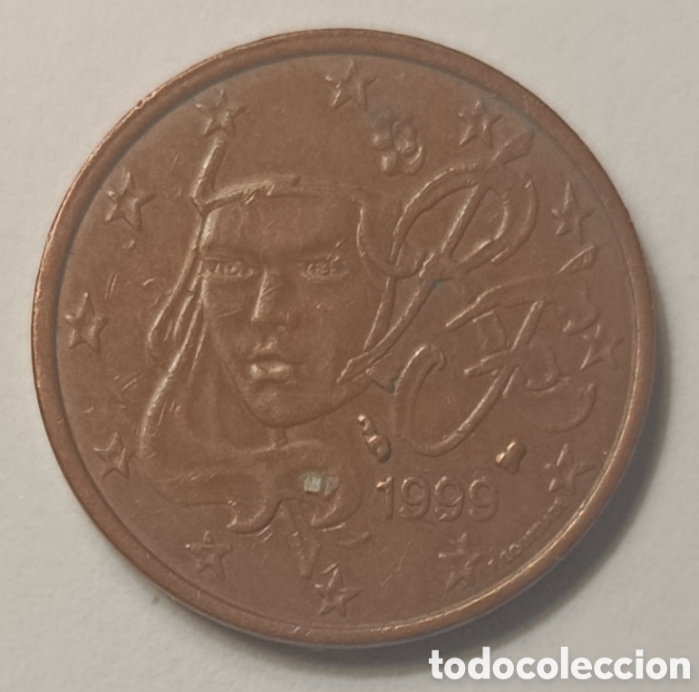 Monedas antiguas de Europa: 5 C&Eacute;NTIMOS/1999 (FRANCIA)