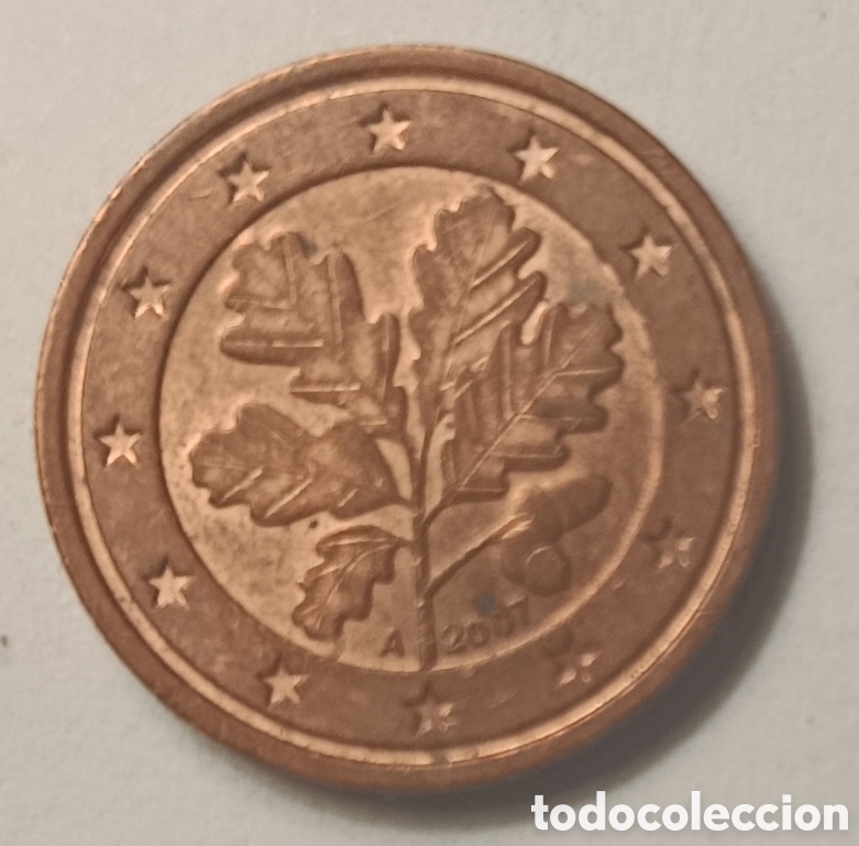 Monedas antiguas de Europa: 2 C&Eacute;NTIMOS/2007 A (ALEMANIA)