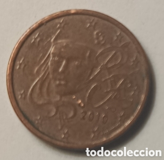 Monedas antiguas de Europa: 1 C&Eacute;NTIMO/2010 (FRANCIA)