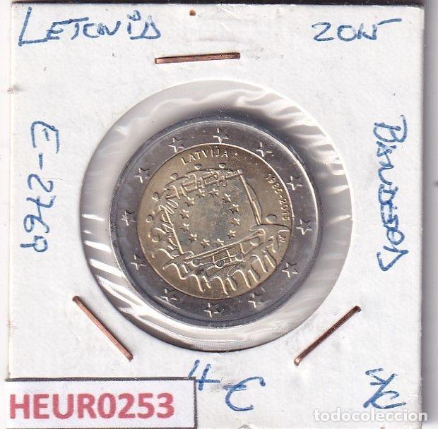Monedas antiguas de Europa: HEUR0253 MONEDA LETONIA 2 EUROS 2015 (Bandera europea)