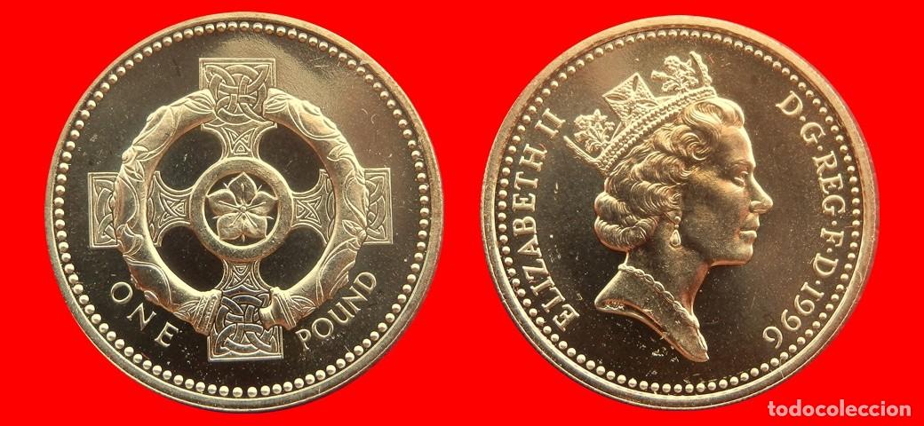 Monedas antiguas de Europa: 1 LIBRA POUND 1996 SIN CIRCULAR PROCEDENTE DE BLISTER INGLATERRA REINO UNIDO-9562SC