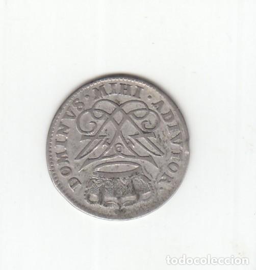 Monedas antiguas de Europa: DINAMARCA. Moneda de 12 sk. de Plata de 1717. MBC.