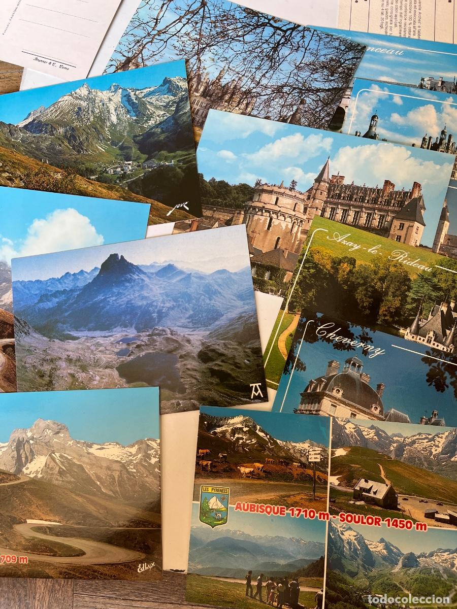 Monedas antiguas de Europa: 12 postales sin usar de Francia: Haute Pyren&eacute;es y Castillos Loire