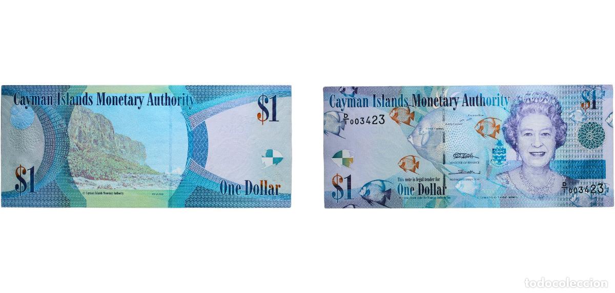 Monedas antiguas de Europa: Cayman Islands British Overseas Territory 2010 1 Dollar - Elizabeth II (D Series) Paper UNC P 38a