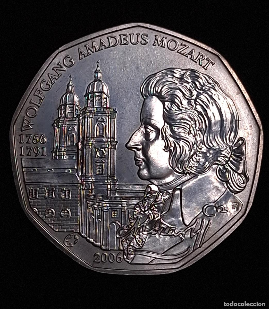 Monedas antiguas de Europa: Austria - 5 Euros 2006 Mozart PLATA