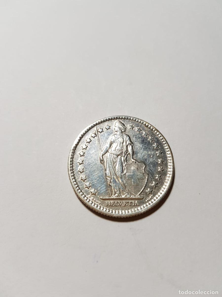 Monedas antiguas de Europa: SUIZA-2 FRANCOS-1944-PLATA