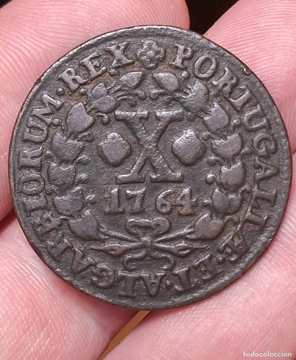 Monedas antiguas de Europa: Portugal - 10 Reis 1764