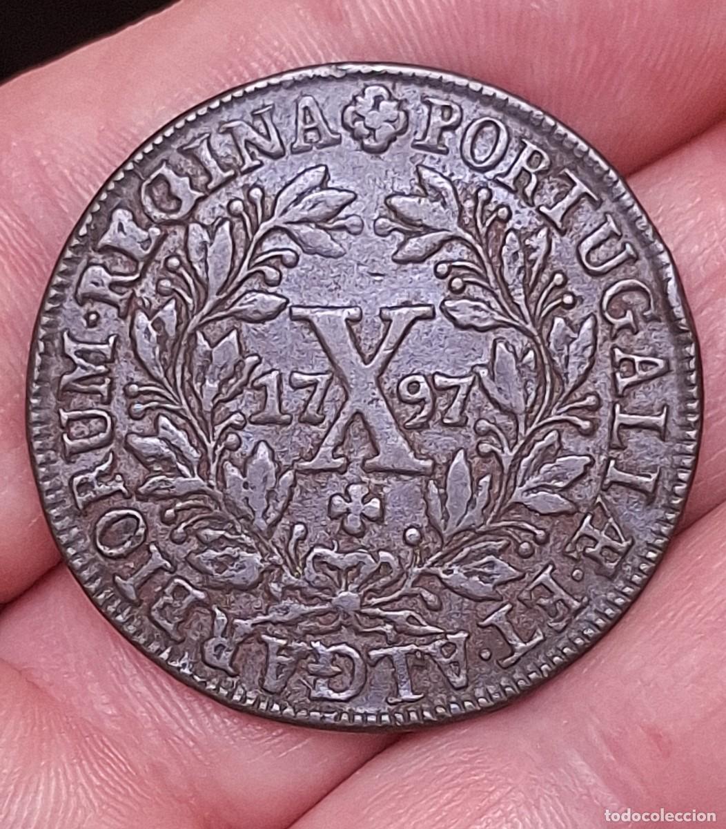 Monedas antiguas de Europa: Portugal - 10 Reis 1797