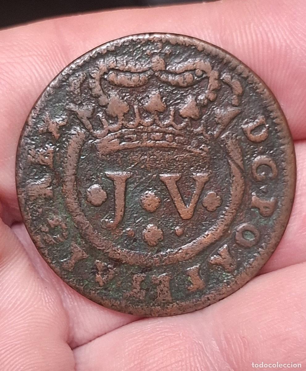 Monedas antiguas de Europa: Portugal - 10 Reis 1713
