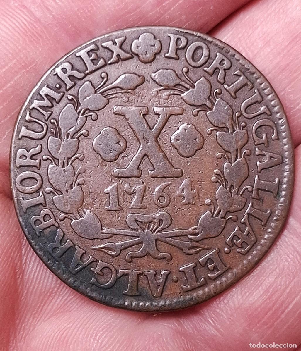 Monedas antiguas de Europa: Portugal - 10 Reis 1864