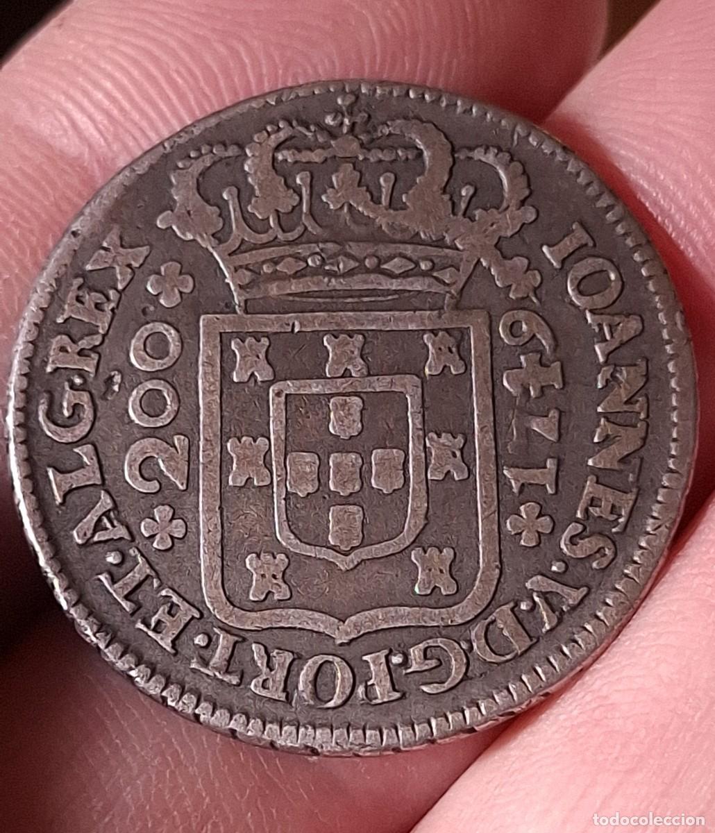 Monedas antiguas de Europa: Portugal - 12 Vint&eacute;ns 1749 - PLATA