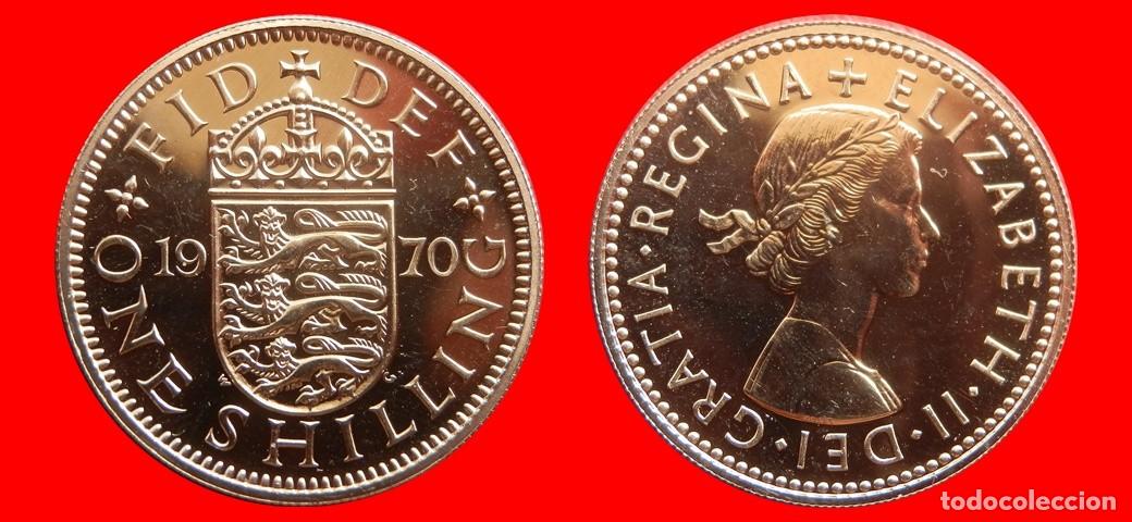 Monedas antiguas de Europa: 1 CHELIN 1970 ENGLISH SIN CIRCULAR PROOF PROCEDENTE DE BLISTER INGLATERRA REINO UNIDO-9232SC