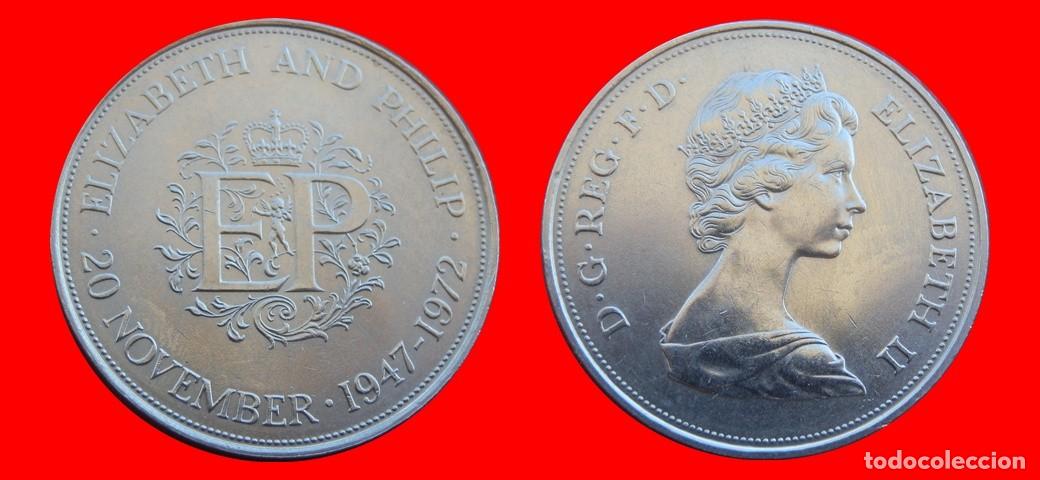 Monedas antiguas de Europa: 25 PENIQUES PENCE 1972 SIN CIRCULAR INGLATERRA REINO UNIDO-8970SC