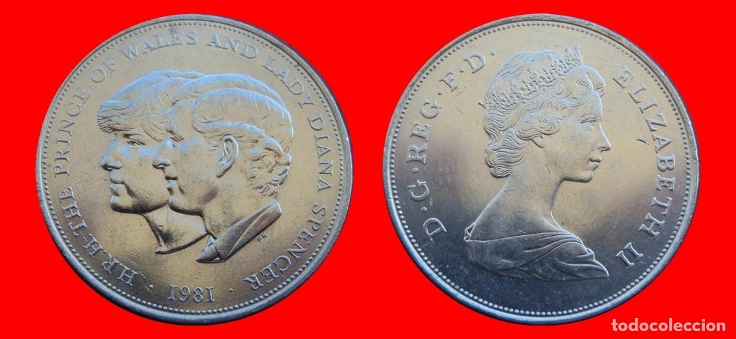 Monedas antiguas de Europa: 25 PENIQUES PENCE 1981 SIN CIRCULAR INGLATERRA REINO UNIDO-8971SC