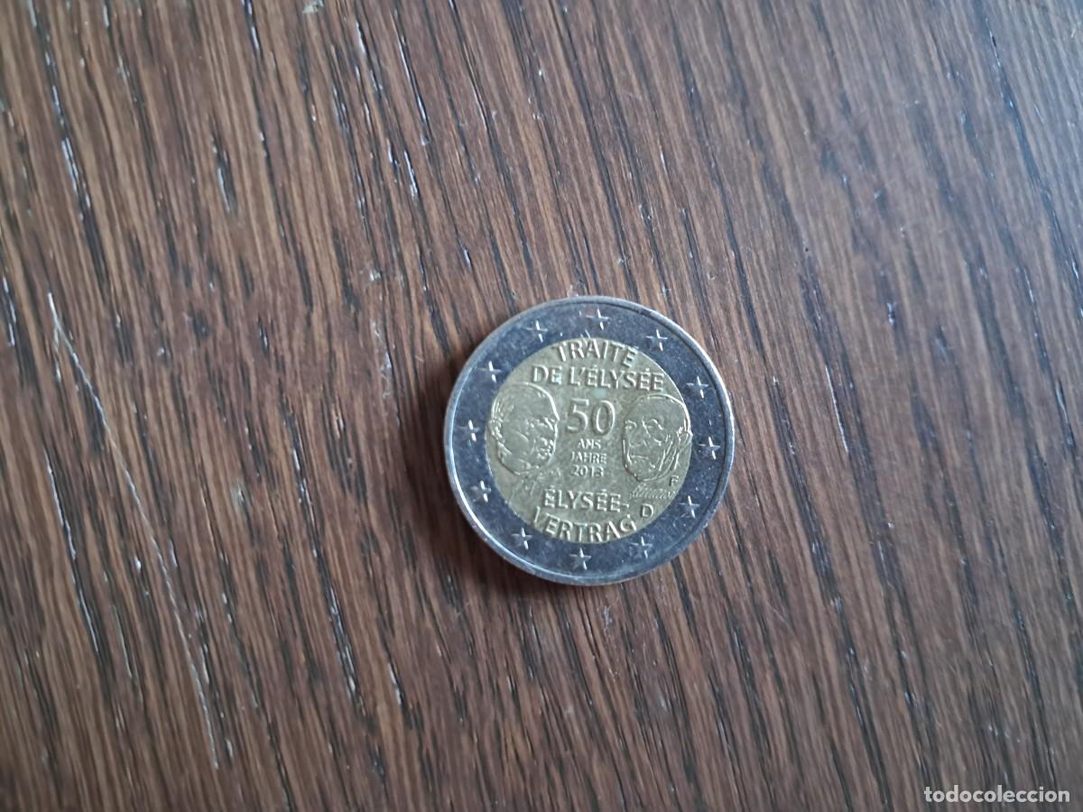 Monedas antiguas de Europa: MONEDA DE FRANCIA 2013. 2 EUROS DEL 50 ANIVERSARIO DEL TRATADO DEL ELISEO