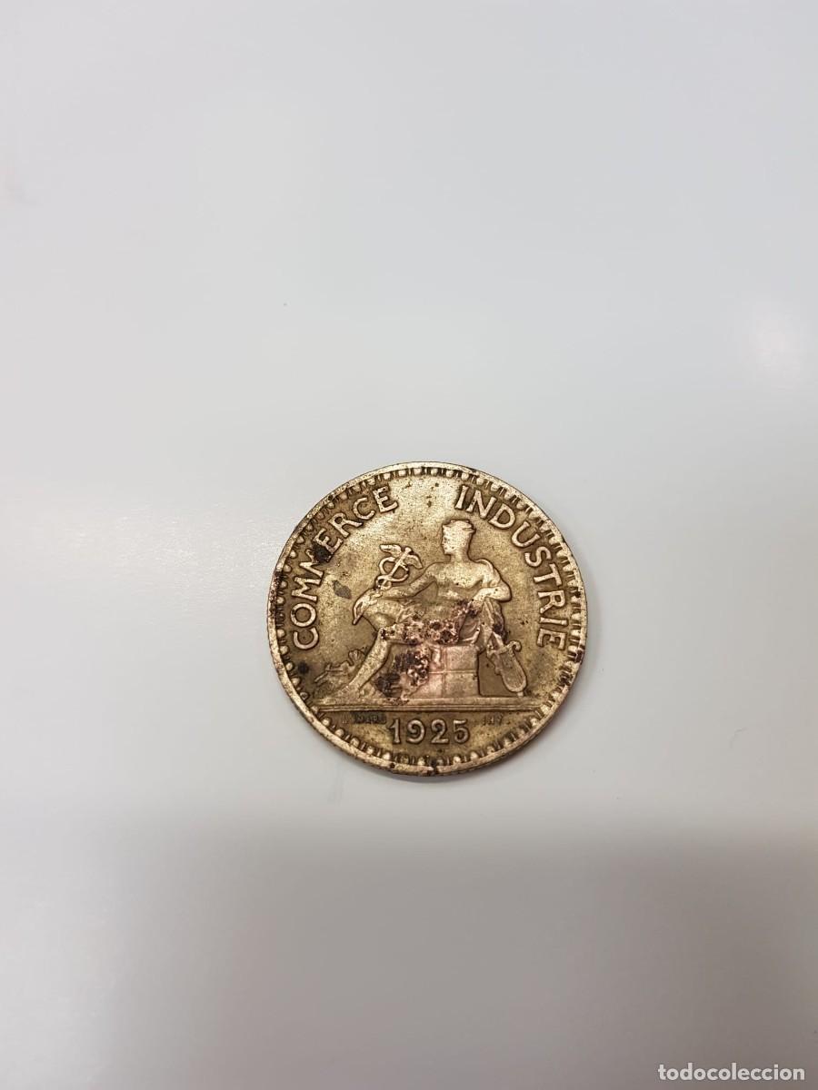 Monedas antiguas de Europa: FRANCIA- 2 FRANCOS-1925-CAMARA DE COMERCIO - Foto 2