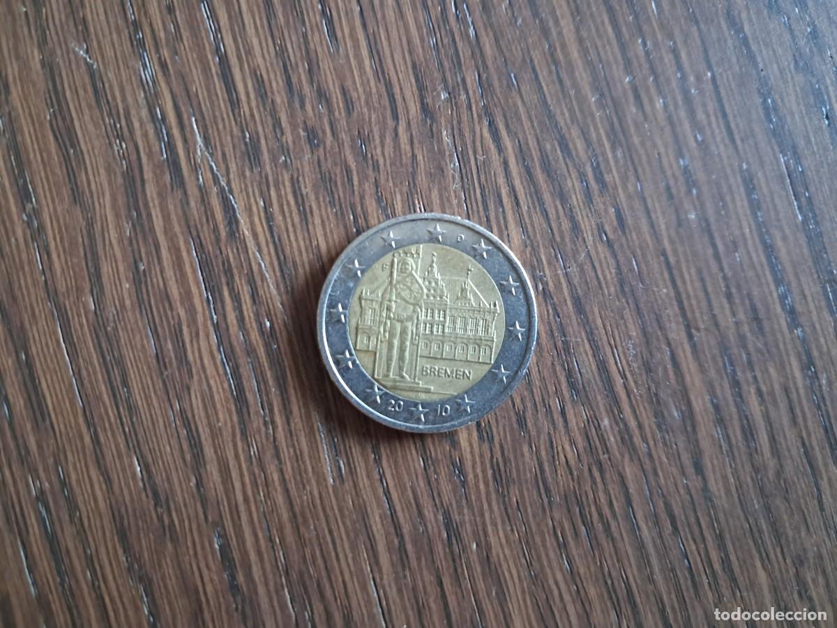 Monedas antiguas de Europa: moneda de 2 euros conmemorativos de Alemania. Bremen. A&ntilde;o 2010 ceca F