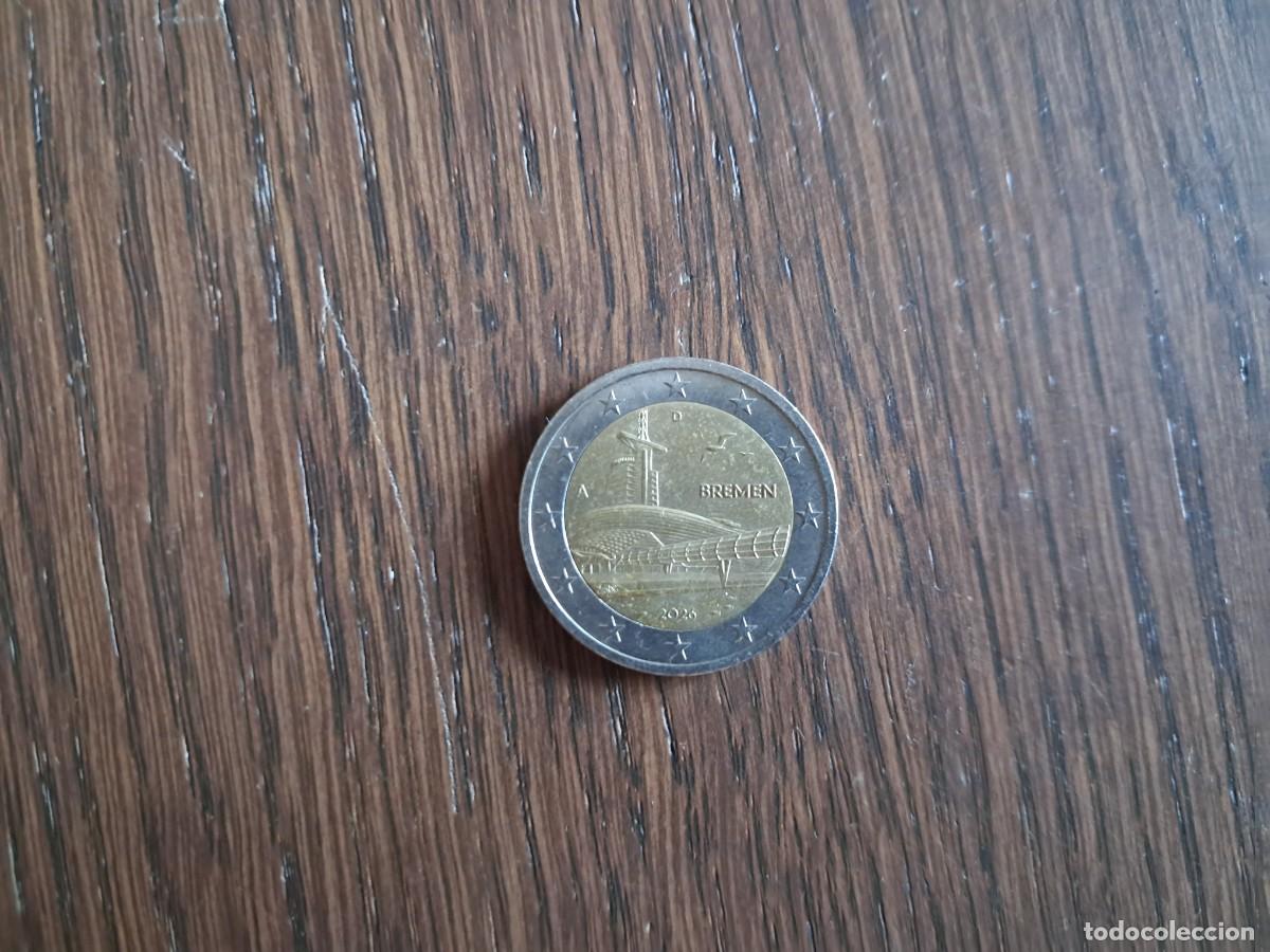 Monedas antiguas de Europa: Moneda 2 Euros Conmemorativa Alemania 2026 - Estado de Bremen - Ceca A