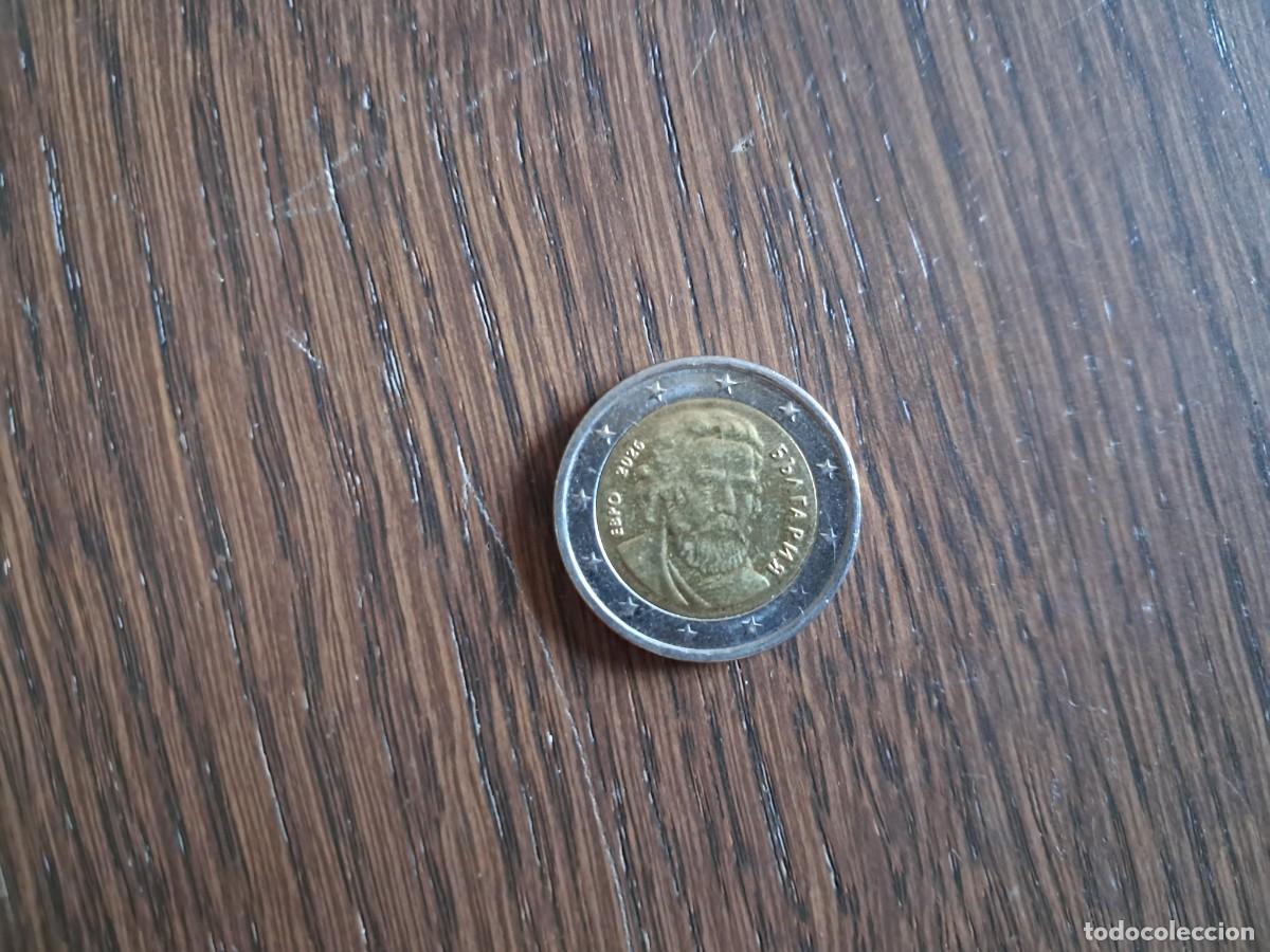 Monedas antiguas de Europa: Moneda 2 Euros de Bulgaria, a&ntilde;o 2026.