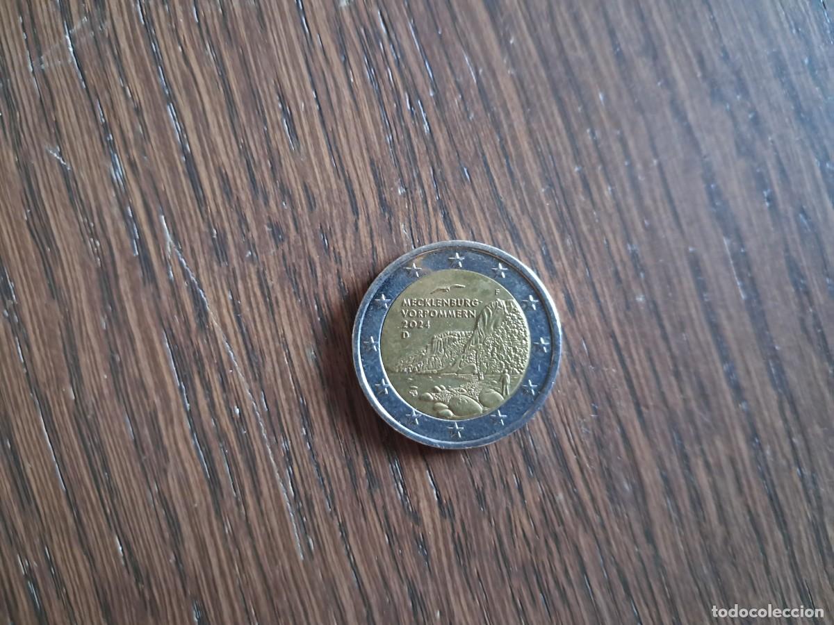 Monedas antiguas de Europa: Alemania/Germany 2 euros 2024, ceca F. Estado de Mecklemburgo-Pomerania Occidental - circulada